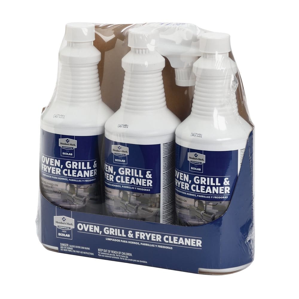 Member’s Mark Commercial Oven Grill and Fryer Cleaner (32 oz. 3 pk.) - Cleaning Supplies - Member’s Mark