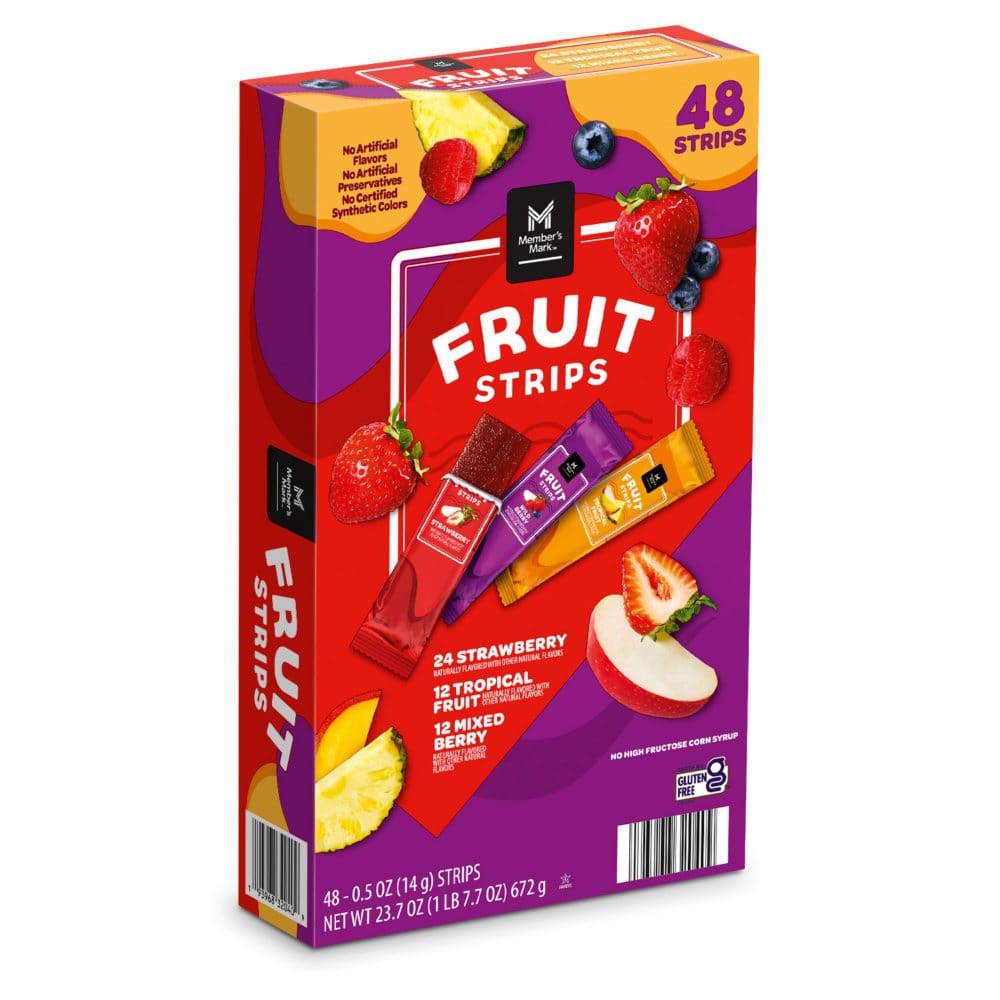 Member’s Mark Fruit Strips (48 ct.) - Fruit Snacks - Member’s Mark