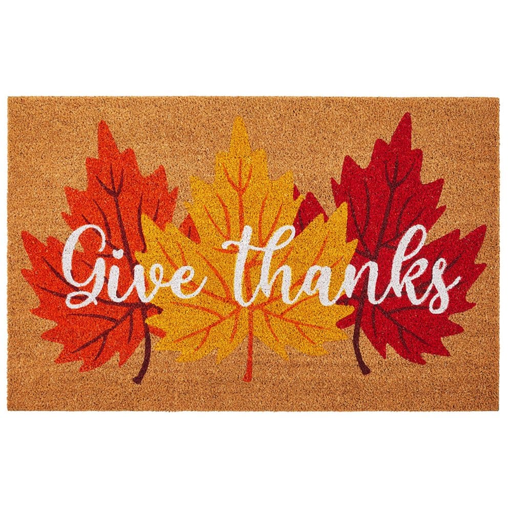 Member’s Mark Harvest Door Mat - Give Thanks - Harvest Porch Decor - ShelHealth