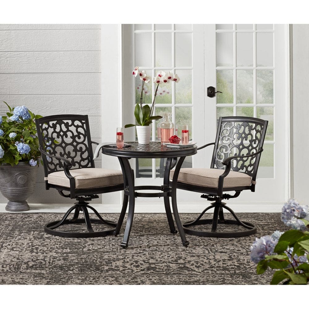Member’s Mark Hastings 3-Piece Bistro Set with Sunbrella Fabric - Sunbrella - Member’s
