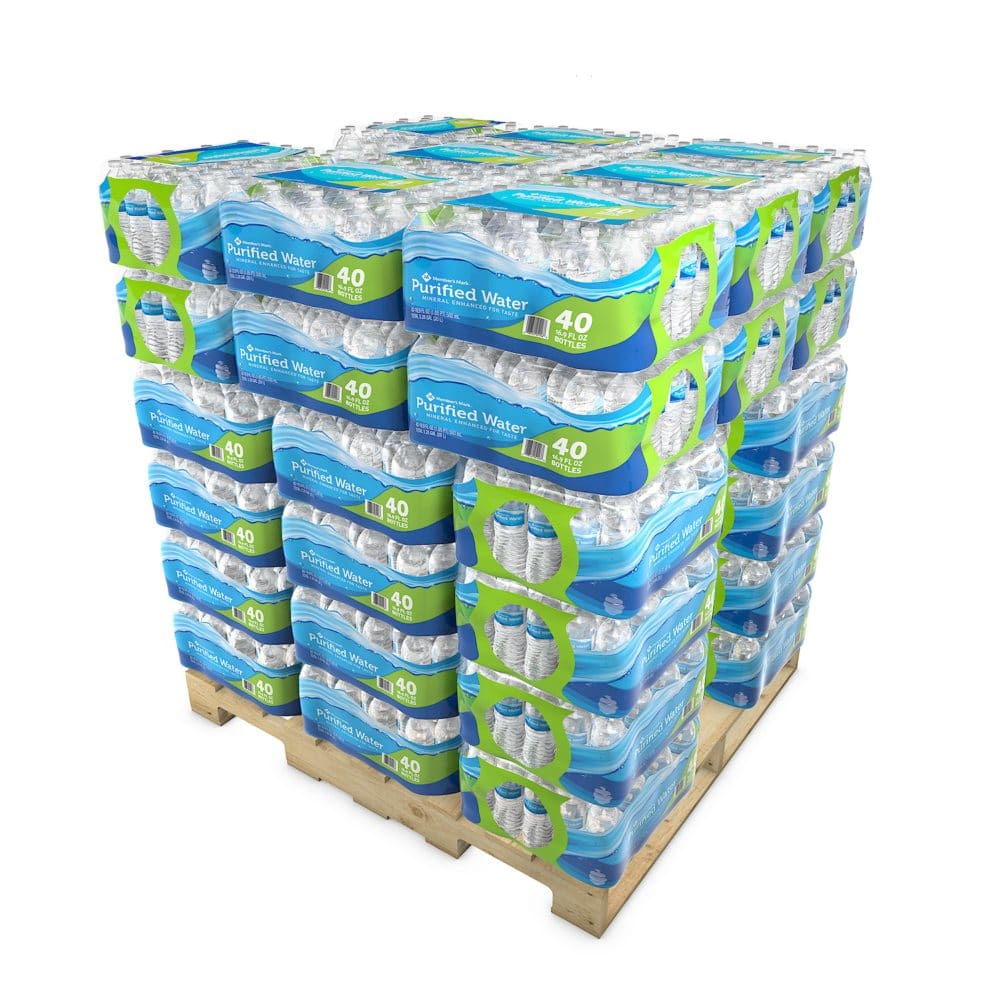 Member’s Mark Purified Drinking Water Pallet (40 bottles per case 48 cases) - Grocery - Member’s