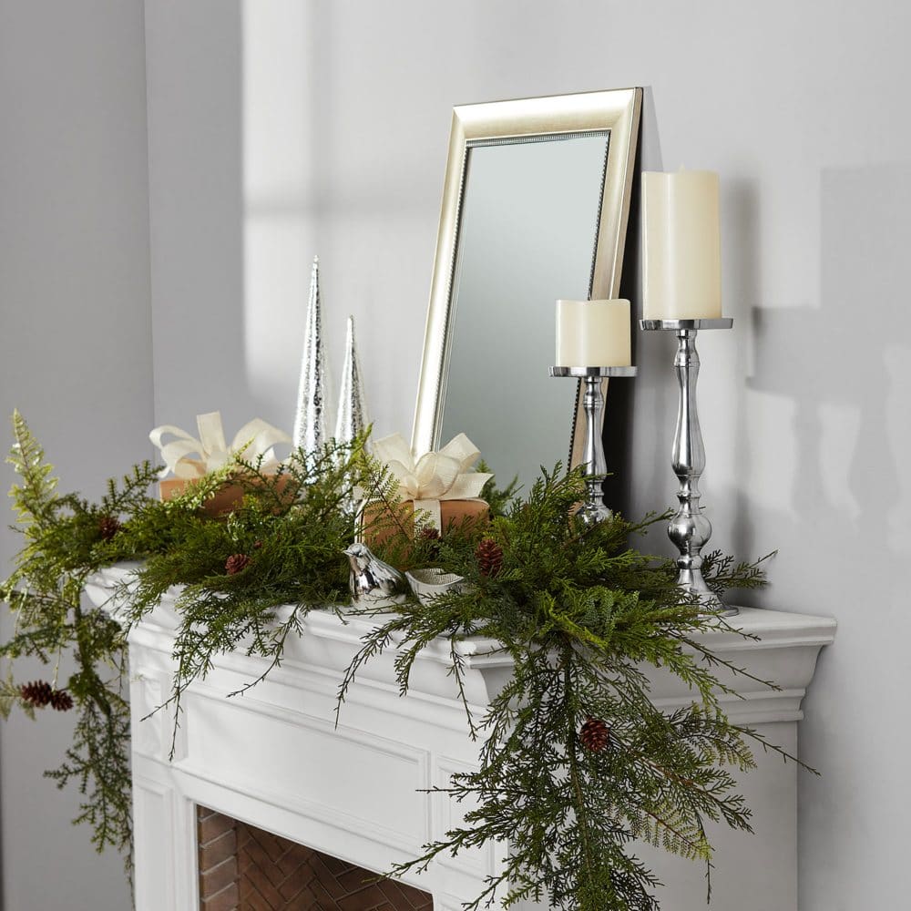 Member’s Mark Unlit 9’ Holiday Garland - Cypress/Pinecone - Wreaths Garlands & Topiary - Member’s
