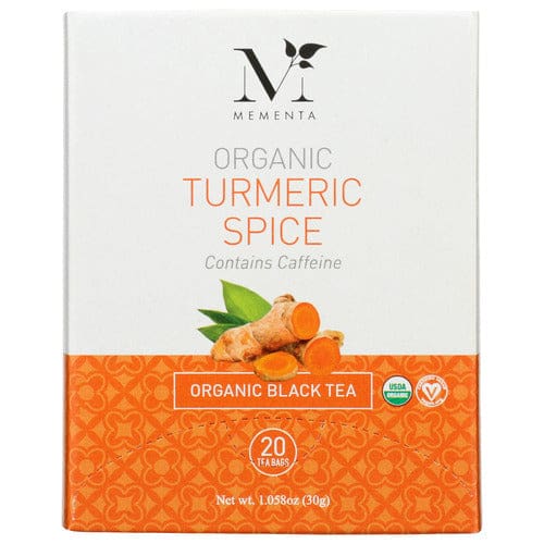 MEMENTA: Tea Tumeric Spice Org 20 BG (Pack of 5) - Grocery > Beverages > Coffee Tea & Hot Cocoa - MEMENTA
