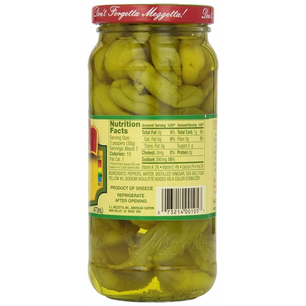 Mezzetta Mezzetta Golden Greek Peperoncini, 16 oz