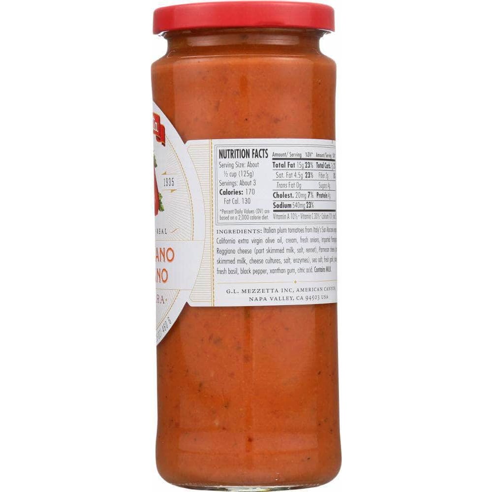 Mezzetta Mezzetta Parmigiano Reggiano Marinara, 16.25 oz