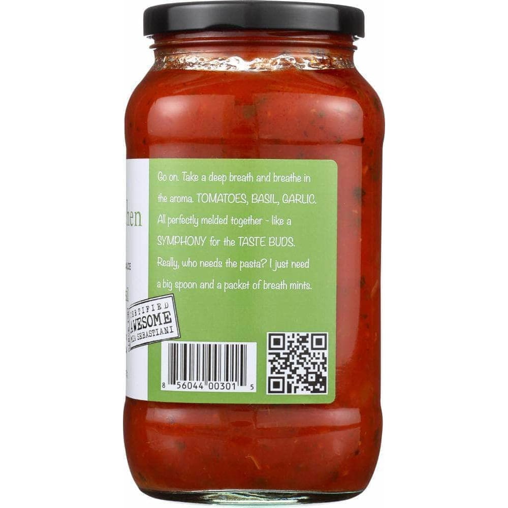 Mias Kitchen Mia's Kitchen All Natural Authentic Pasta Sauce Tomato Basil, 25.5 oz