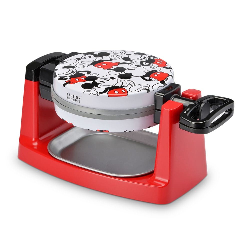 Mickey Mouse Rotating Bubble Waffle Maker Single Flip Waffle Iron - Griddles & Waffle Makers - Mickey