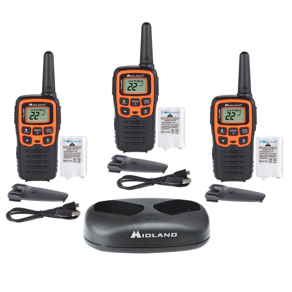 Midland T51X3VP3 X-TALKER Two Way Radios 3 pk. - Midland