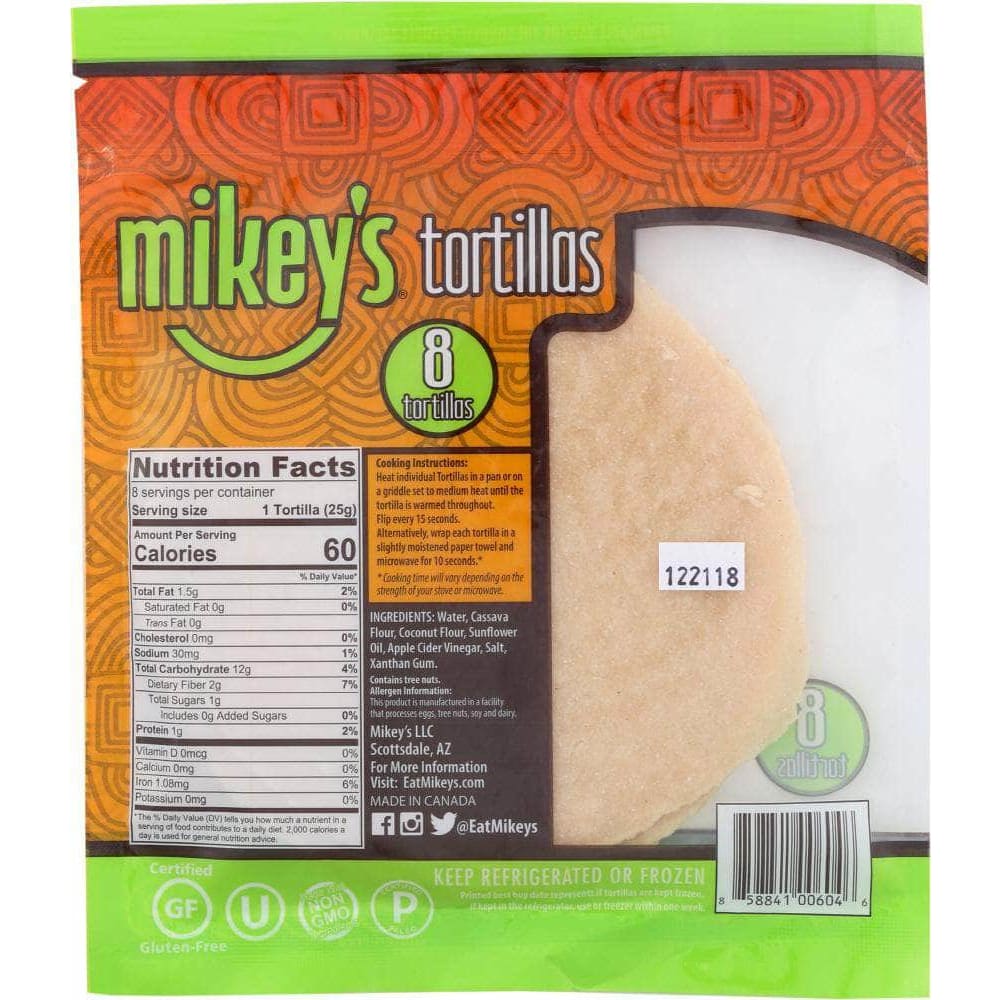 Mikeys Mikeys Tortillas, 7 oz