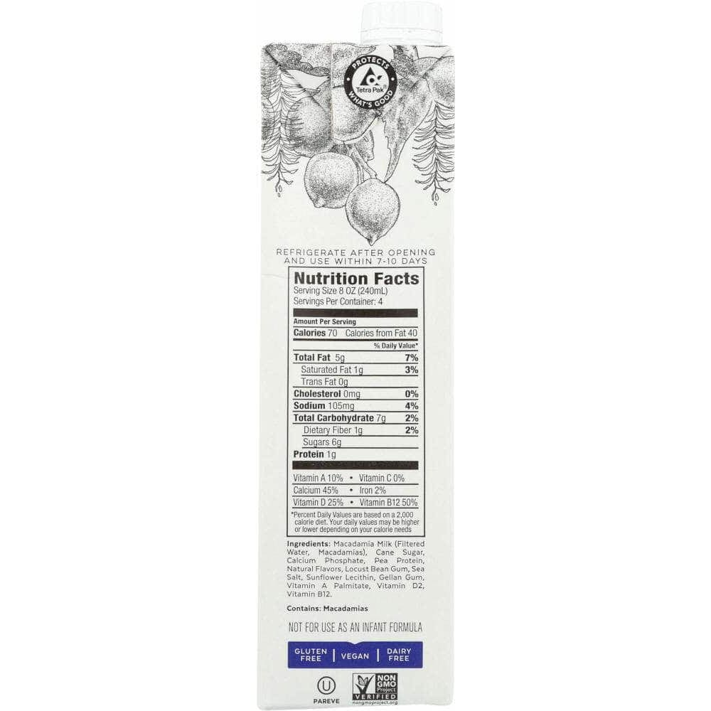 Milkadamia Milkadamia Original Macadamia Milk, 32 fo