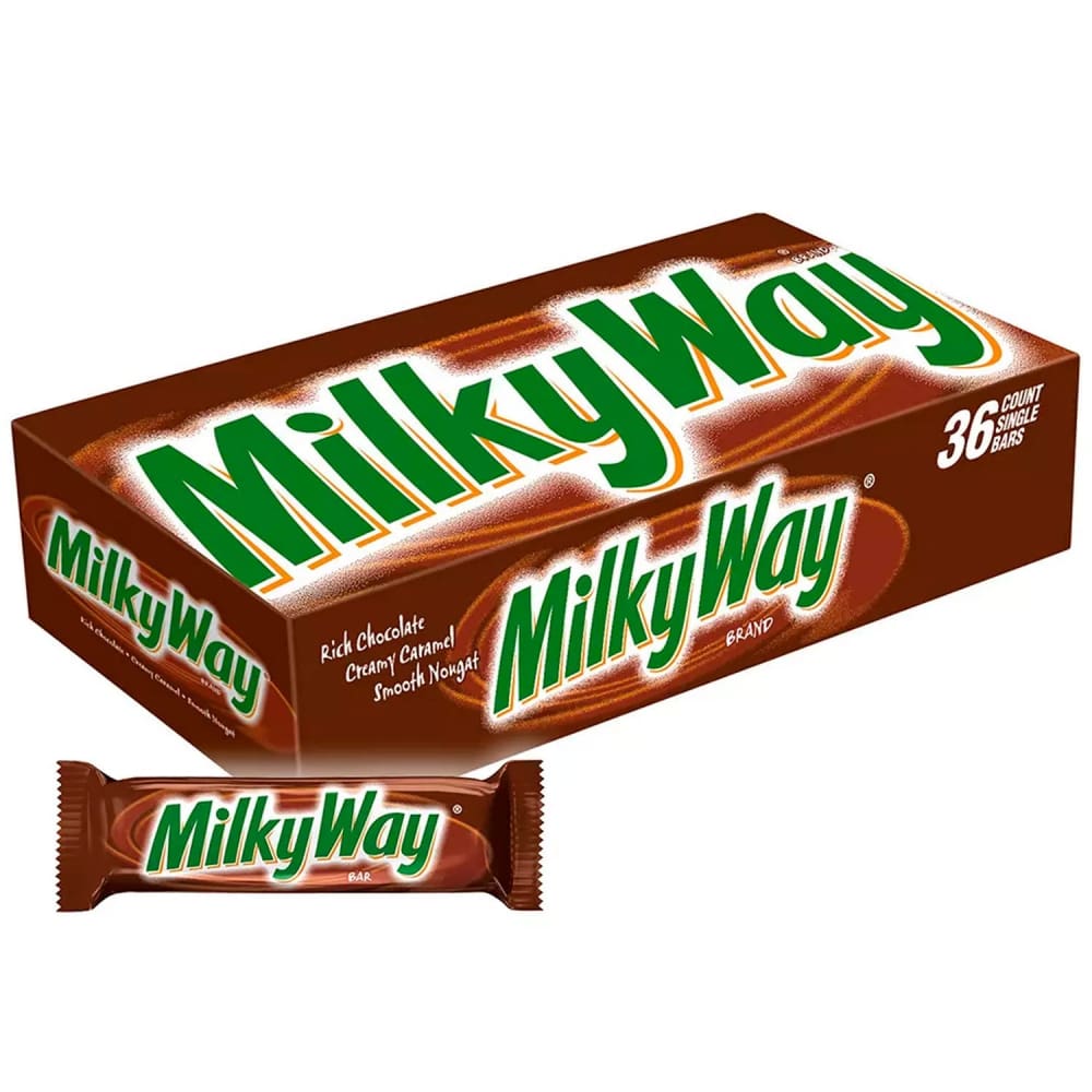 Milky Way Chocolate Candy Bars - 1.84 Oz Each - 36 Count - Chocolate - Milky Way