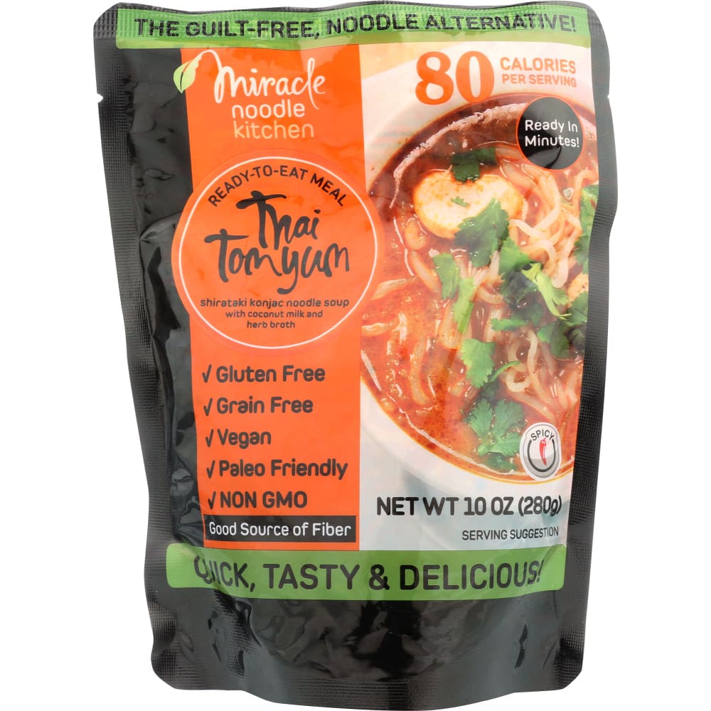 MIRACLE NOODLE: Ready To Eat Meal Thai Tomyum Soup 280 gm (Pack of 4) - Grocery > Soups & Stocks - MIRACLE NOODLE