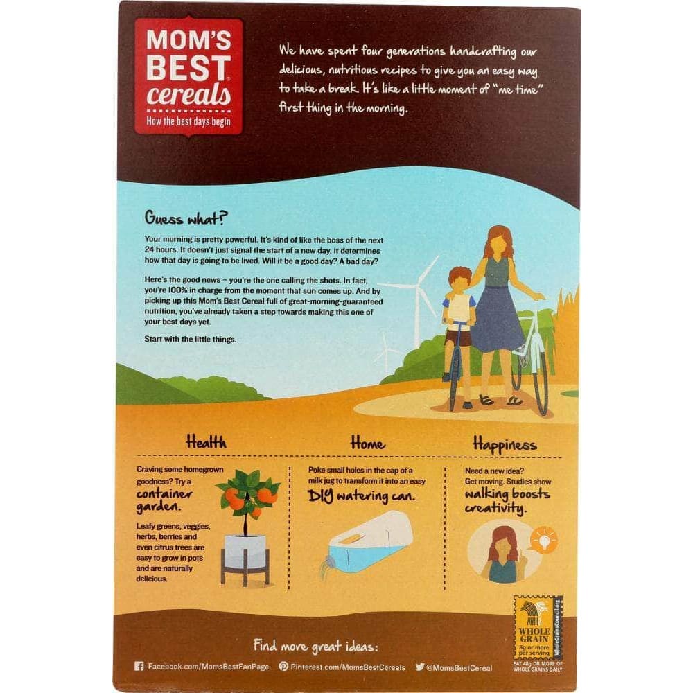 Moms Best Cereals Mom's Best Cereals Oats & Honey Blend Cereal, 18 oz