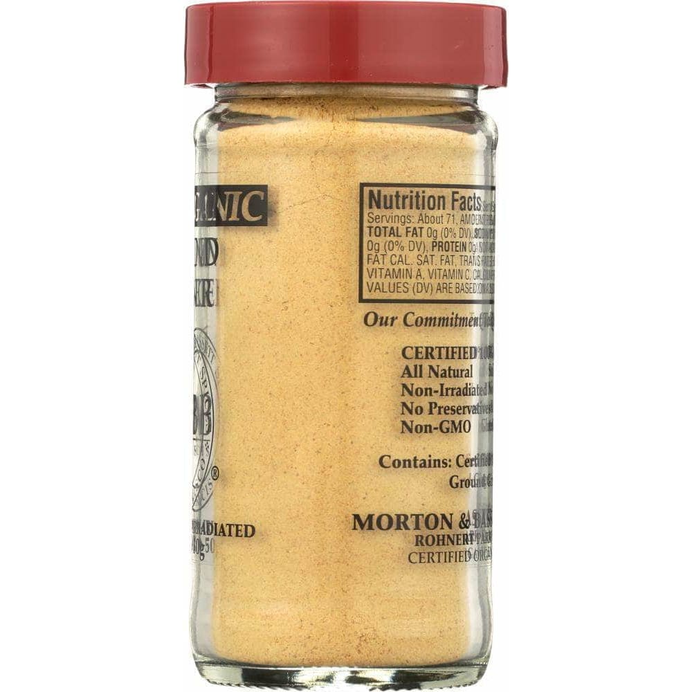 Morton & Bassett Morton & Bassett Organic Ground Ginger, 1.8 oz