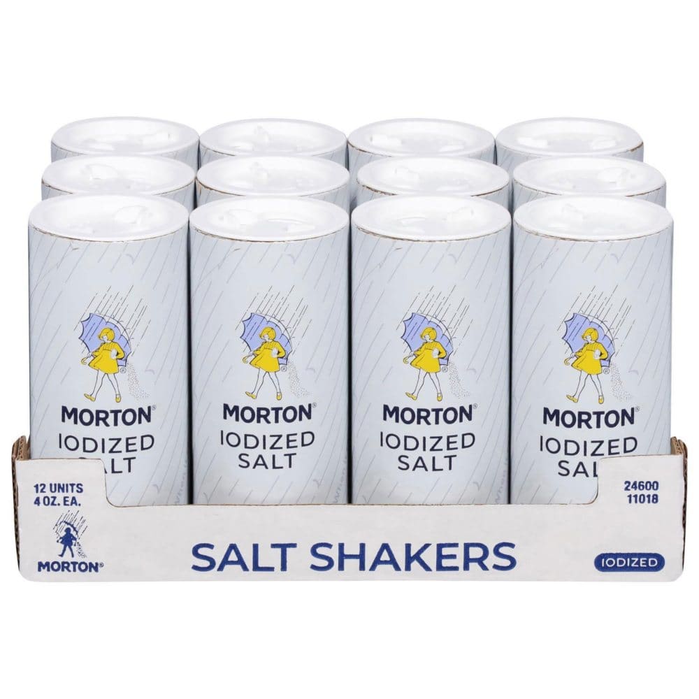 Morton Iodized Salt Shakers (12 pk.) (Pack of 2) - Bulk Pantry & Candy - ShelHealth