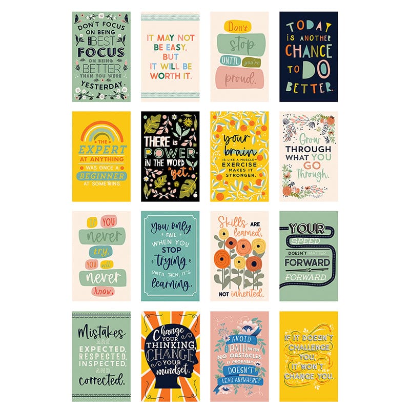 Motivational Posters Poster Set (Pack of 2) - Classroom Theme - Carson Dellosa Education