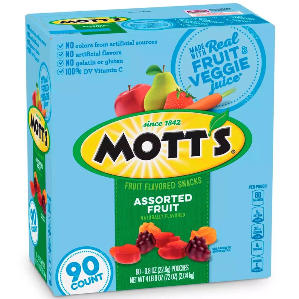 Mott’s Medleys Fruit Snacks - 0.8 Oz - 90 Ct - Fruit Snacks - Mott’s