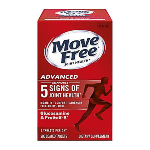 Move Free Advanced Dietary Supplement Tablets 200 ct. - Home/Health & Wellness/Vitamins & Supplements/Bone & Joint Health/ - Move Free