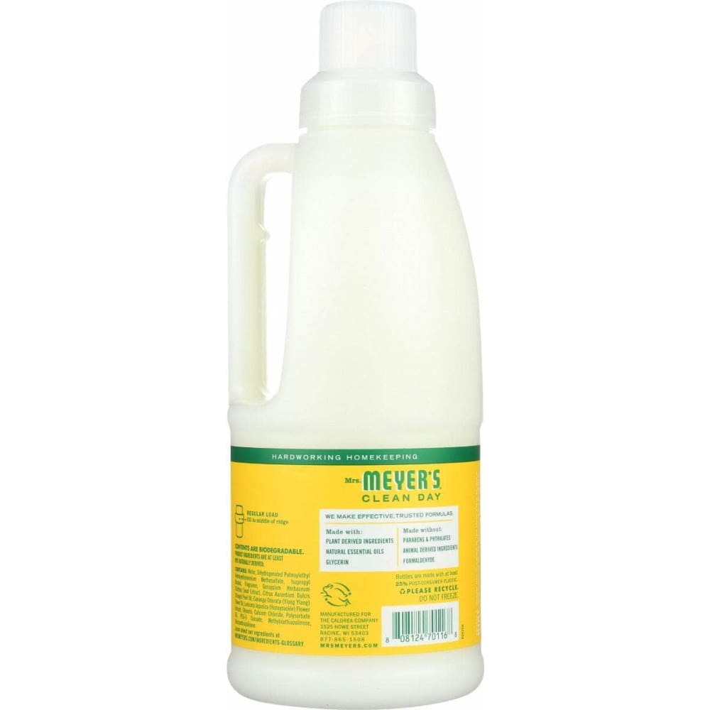 MRS MEYERS CLEAN DAY Mrs Meyers Clean Day Honeysuckle Fabric Softener, 32 Fo