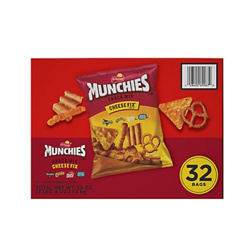 Munchies Cheese Fix Snack Mix 32 ct./1.75 oz. - Home/Grocery/Snacks/Chips/ - Munchies