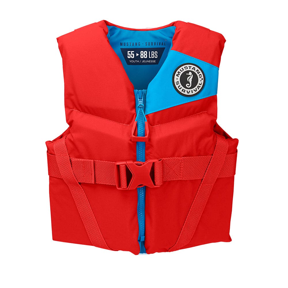 Mustang Youth REV Foam Vest - Red - Youth - Marine Safety | Personal Flotation Devices - Mustang Survival