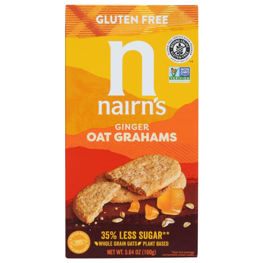 NAIRNS: Ginger Oat Grahams 5.64 oz (Pack of 4) - NAIRNS