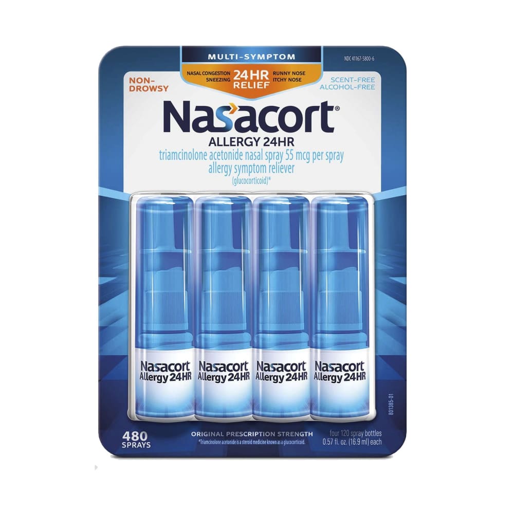 Nasacort Allergy 24-hour spray 4 pk. - Nasacort