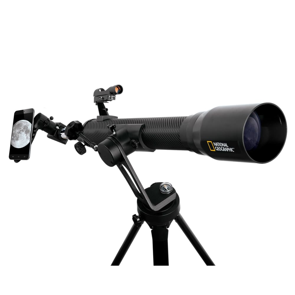 National Geographic 7mm Black Carbon Fiber Telescope with Phone Adapter - National