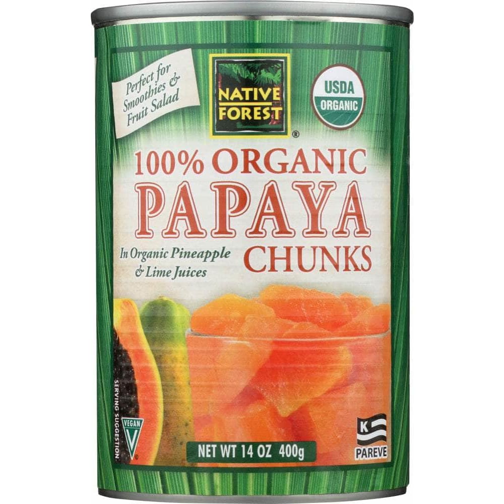 NATIVE FOREST NATIVE FOREST Papaya Chunks, 14 oz