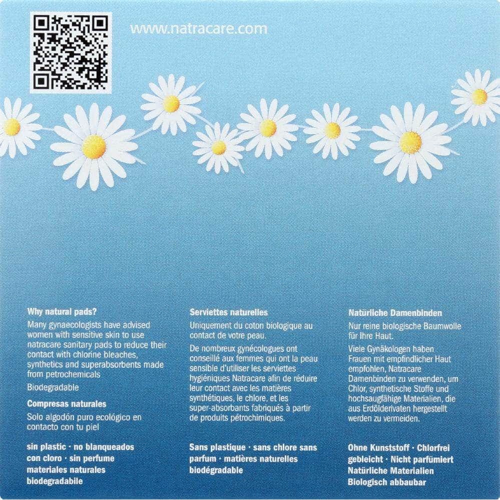 Natracare Natracare Natural Pads Ultra Long with Wings, 10 pads