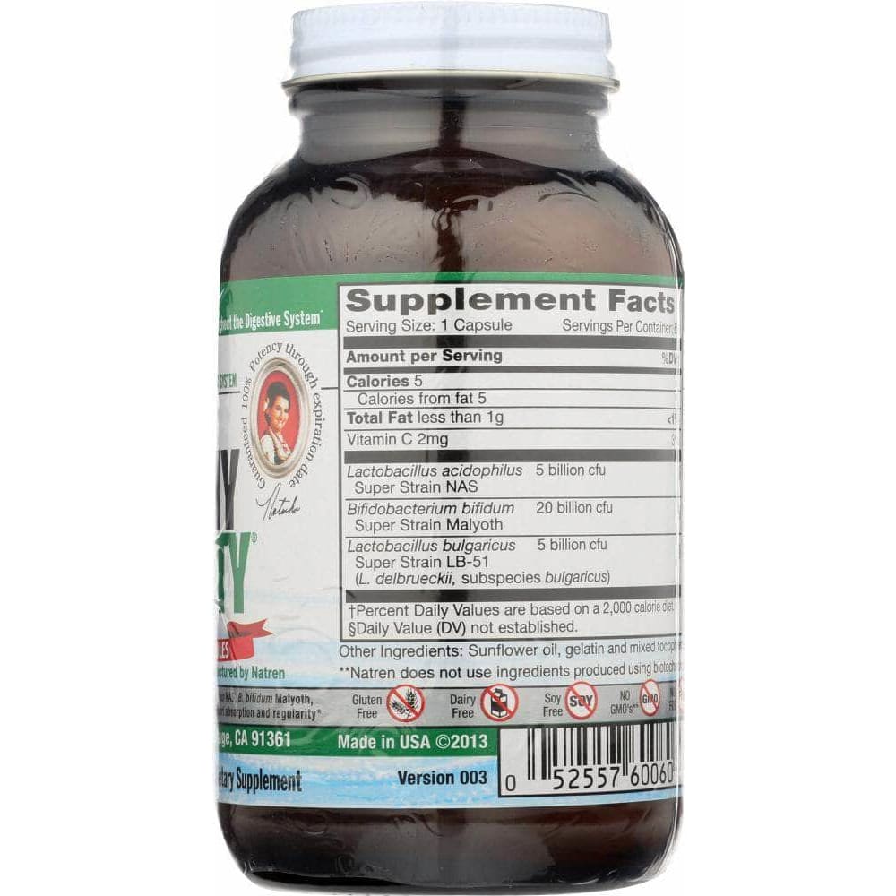 Natren Natren Healthy Trinity Probiotic Capsules, 60 cp