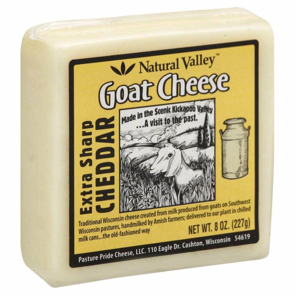 Natural Valley Natural Valley Extra Sharp Cheddar Goat Cheese, 8 oz