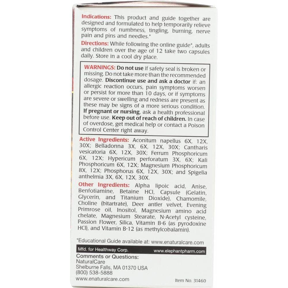 Naturalcare Naturalcare Nerve Fix, 60 caps