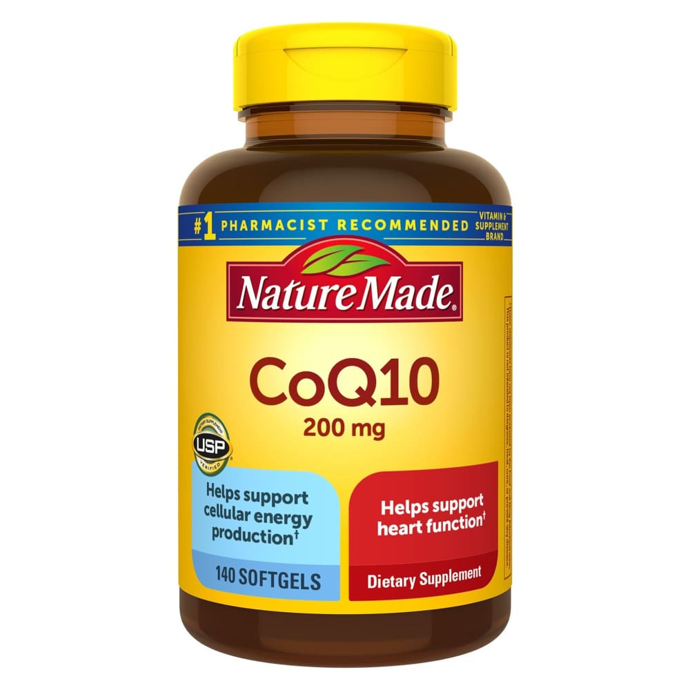 Nature Made CoQ10 200 mg Softgels 140 ct. - Home/Health & Beauty/Vitamins & Supplements/Heart Health Supplements/ - Nature Made