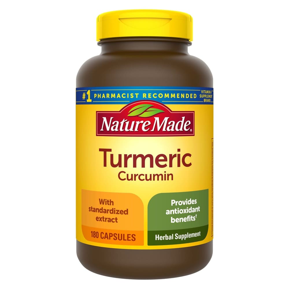 Nature Made Turmeric 500 mg Capsules 180 ct. - Home/Health & Beauty/Vitamins & Supplements/Specialty Supplements & Vitamins/ - Nature Made