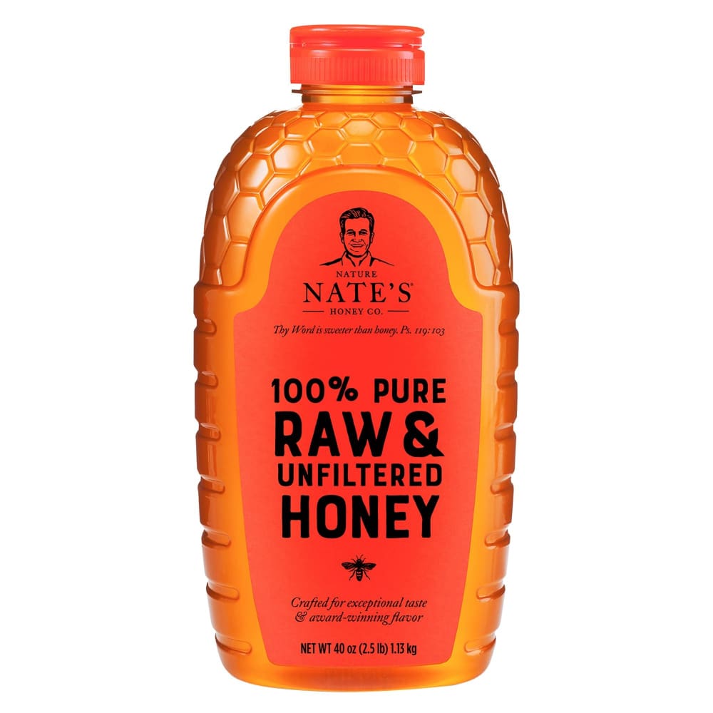 Nature Nate’s Honey Nature Nate’s Raw US Honey 40 oz. - Home/Grocery Household & Pet/Canned & Packaged Food/Breakfast Food/Syrup & Honey/ -