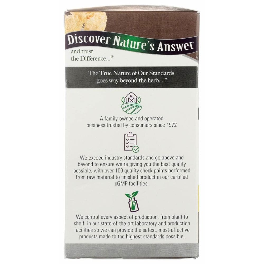 NATURES ANSWER Natures Answer Capsule Lions Maine, 90 Vc