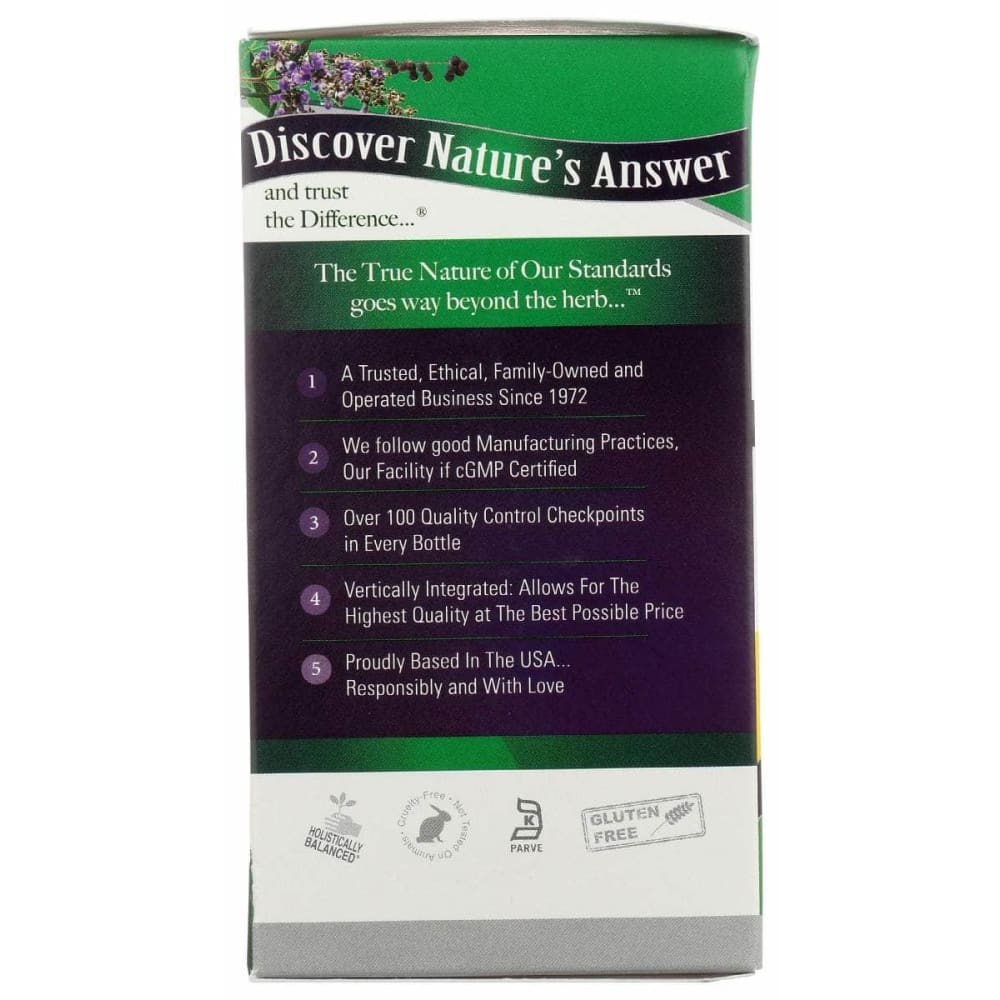 NATURES ANSWER Natures Answer Chasteberry-Vitex 400Mg, 90 Vc