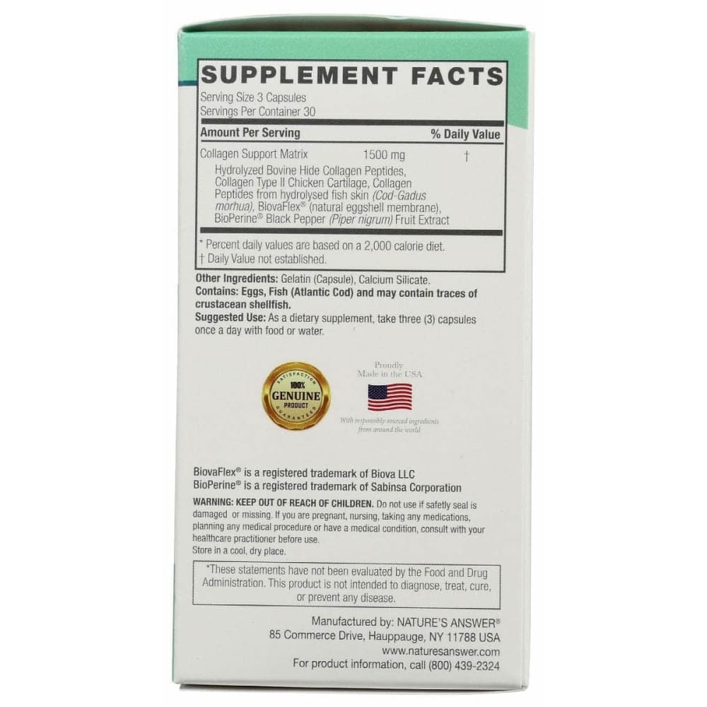 NATURES ANSWER Natures Answer Collagen Multi, 90 Cp