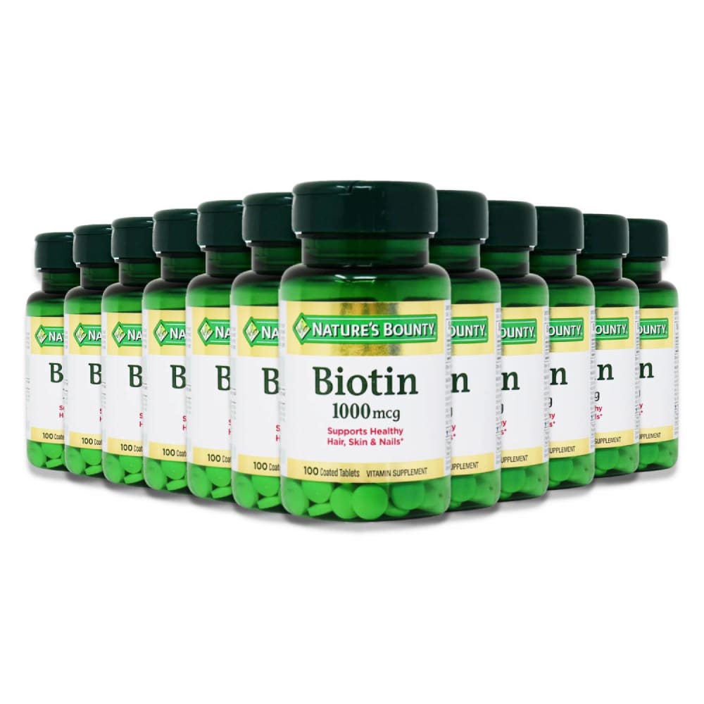 Natures Bounty Biotin 1000 mcg 100 Tablets - 48 Pack - Wholesale - Biotin - Nature’s Bounty