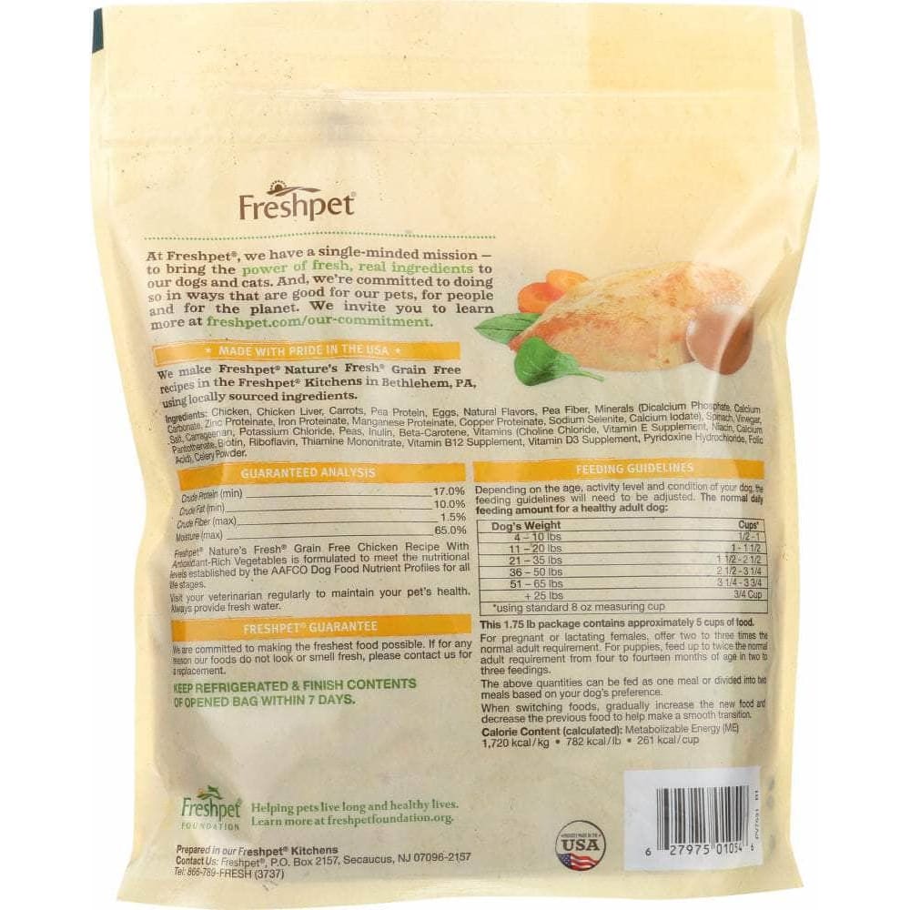 Natures Fresh Natures Fresh Dog Food Chicken and Egg Recipe, 1.75 lb