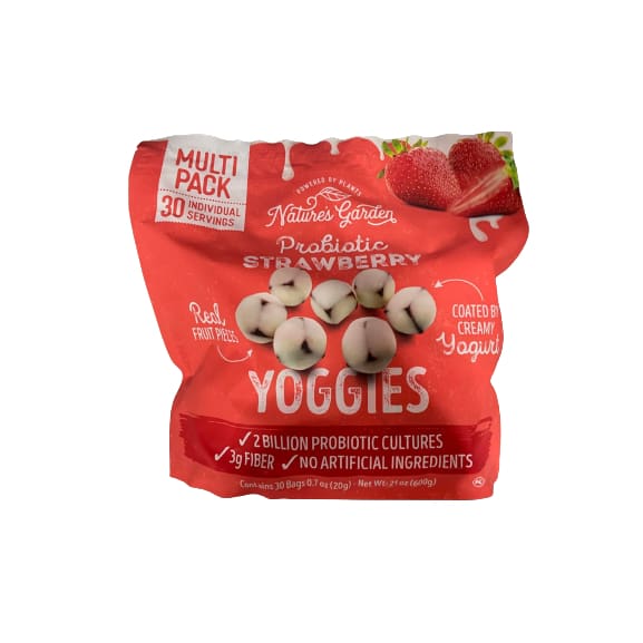 Nature’s Garden Probiotic Strawberry Yoggies 30 Count (1.31 lbs.) - Nature’s Garden