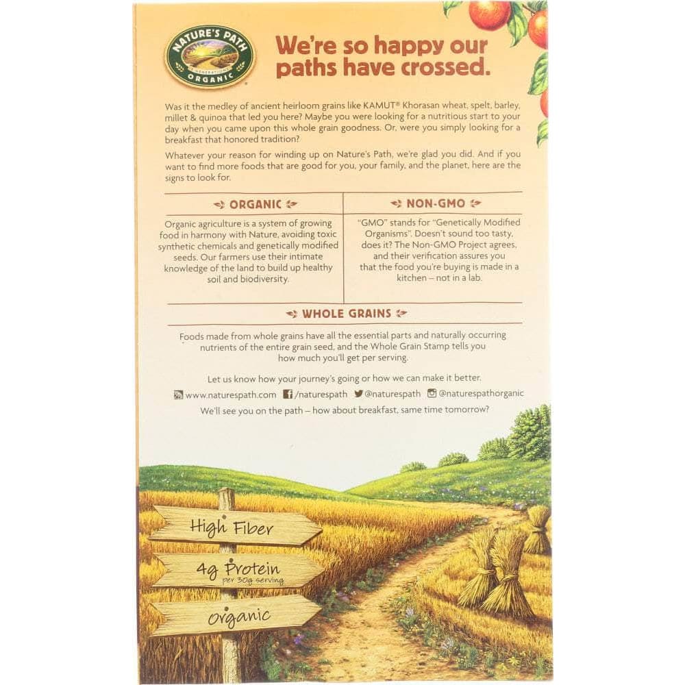 Natures Path Natures Path Organic Heritage Flakes Cereal Whole Grain, 13.25 oz