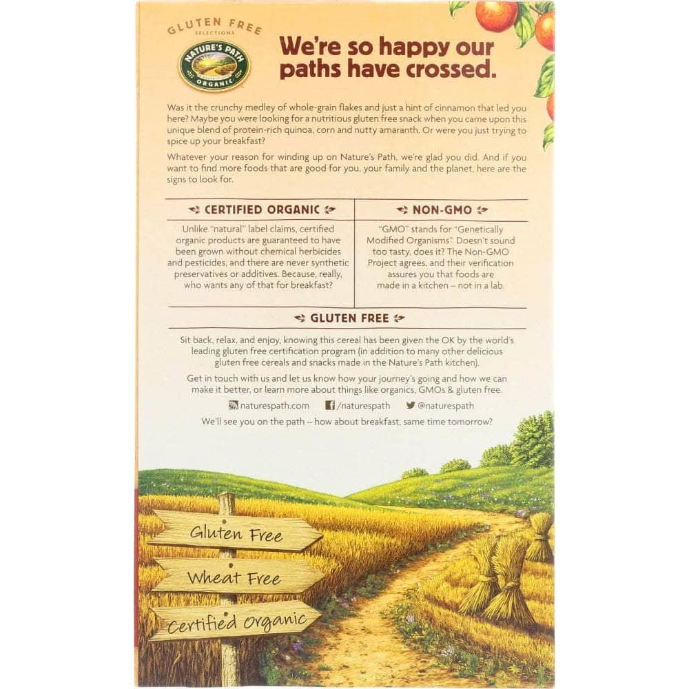 Natures Path Nature's Path Organic Sunrise Crunchy Cinnamon Cereal, 10.6 oz