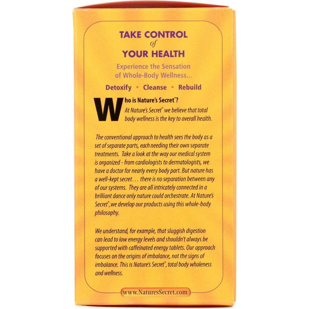 NATURES SECRET Nature'S Secret Ultimate Cleanse 2 Part Program 2 Bottles 120 Tablets Each, 1 Kit