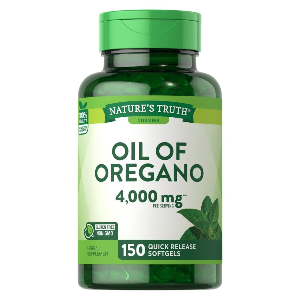 Nature’s Truth Oil of Oregano 4,000 mg. Quick Release Softgels (150 ct.) - Supplements - ShelHealth