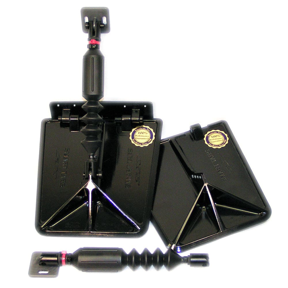 Nauticus SX9510-40 Smart Tab SX Composite Trim Tabs 9.5” x 10” - f/ 12-16’ Boat w/ 40 - 80HP - Black - Boat Outfitting | Trim Tabs -