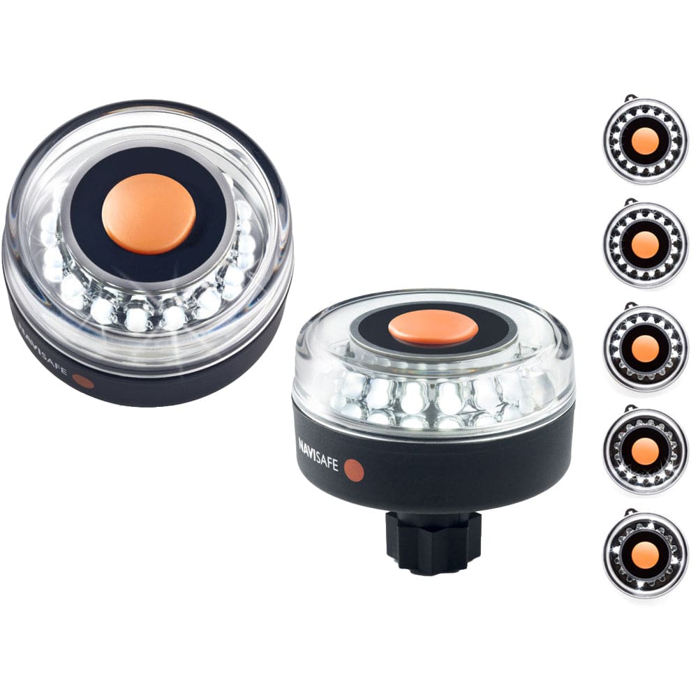 Navisafe Navilight All-White 5 Mode 360° 2NM w/ RAILBLAZA Base - Paddlesports | Navigation Lights,Lighting | Navigation Lights - Navisafe
