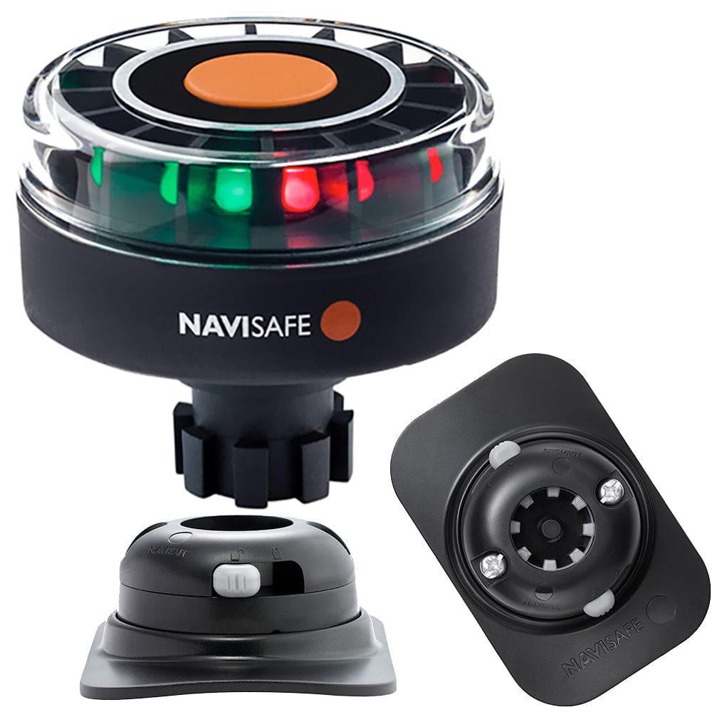 Navisafe Navilight Tricolor 2NM w/ Navibolt Base & RIB Mount - Black - Paddlesports | Navigation Lights,Lighting | Navigation Lights -
