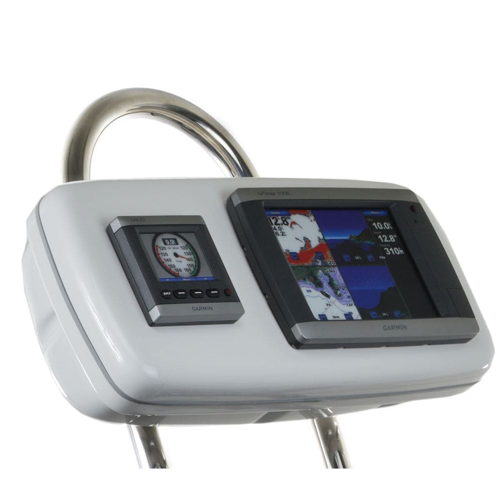 NavPod GP1040-04 SystemPod Pre-Cut f/ Garmin 5008/ 5208 & 1 Instrument f/ 9.5 Wide Guard - Boat Outfitting | Display Mounts - NavPod